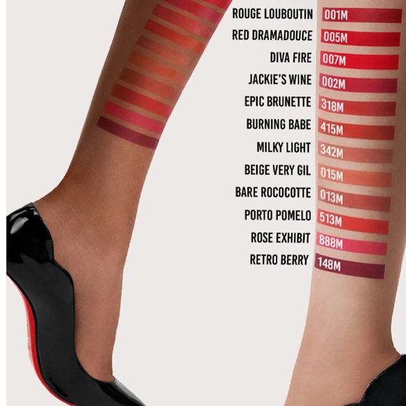 EPIC BRUNETTE 318 | Christian Louboutin Rouge Louboutin Velvet Matte Lipstick - Picture 7 of 8